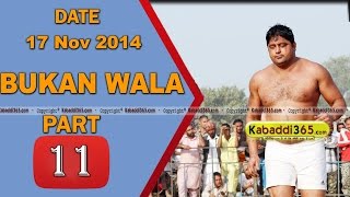 Bukan Wala (Moga) Kabaddi Tournament 17 Nov 2014 Part 1 by Kabaddi365.com