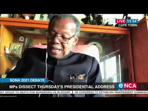 SONA 2021 Debate The IFP's Mangosuthu Buthelezi