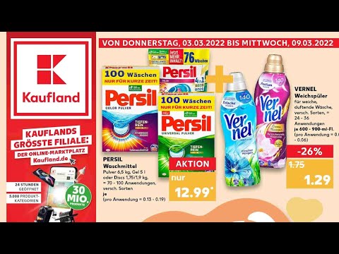 🛒 Kaufland Katalog Prospekt 3. bis 9. März 2022 - Neuigkeiten, Angebote Deutschland 🇩🇪