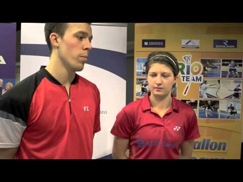 FO 2014 haastattelussa Anders Skaarup Rasmussen ja Lena Grebak