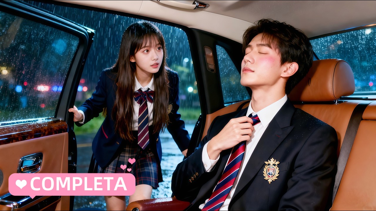 💗A estudante muda escapou no carro do CEO, apenas para se tornar sua cura! Ela está grávida!#kdrama