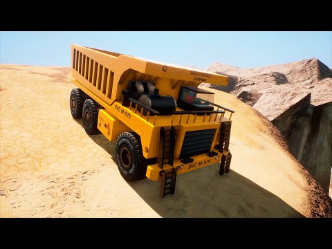 Arremesso De Carros No Canyon Com O Caminhão Muito Grande! Brick Rigs