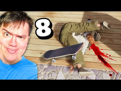 I'm breaking my ..... on my Skateboard 💀