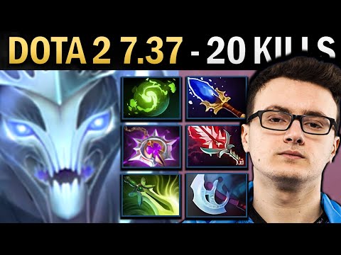 Spectre Gameplay Miracle with 20 Kills and 1057 GPM - Dota 2 7.37