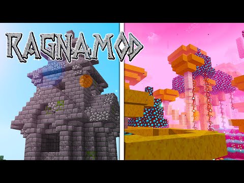Minecraft Ragnamod Ep. 10 - CONQUERING DUNGEONS AND EXPLORING THE NETHER