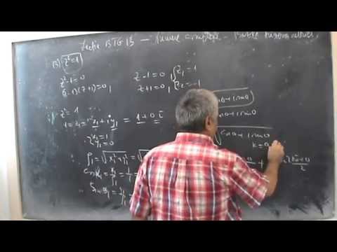 Lectia BTG 13 -  Bazele trigonometriei   - Ecuatii trigonometrice in multimea numerelor complexe
