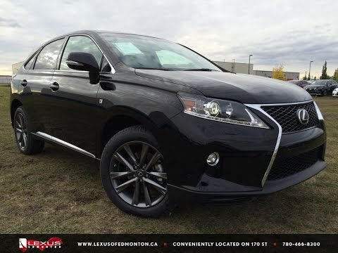 New Black 2015 Lexus RX 350 AWD F Sport In Depth Reivew | Southwest Edmonton