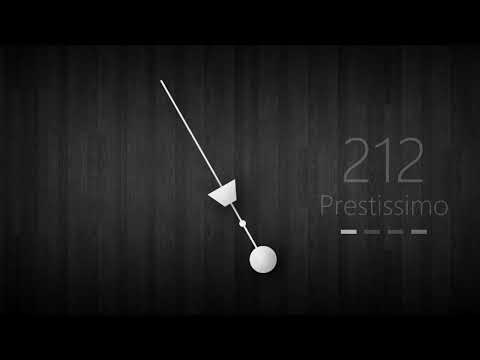 BPM 212 Tempo Metronome（メトロノーム）4/4 拍子 テンポ