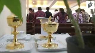 Download lagu 'Saudara Mari Semua'... Bermadah  di Paroki Harapan Indah. mp3