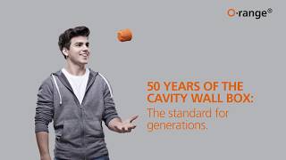 O-range® - Cavity wall installation boxes