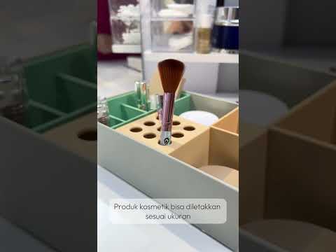 Gambar Stora Organizer Kosmetik Modular Set 4 pcs - Abu-Abu
