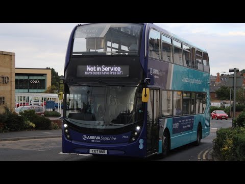 Quiet Night Ride | Route X14: 7544/YX17NNR - ADL Enviro 400 MMC