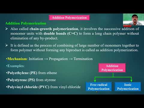 Types of Polymerisation — Engineering Chemistry