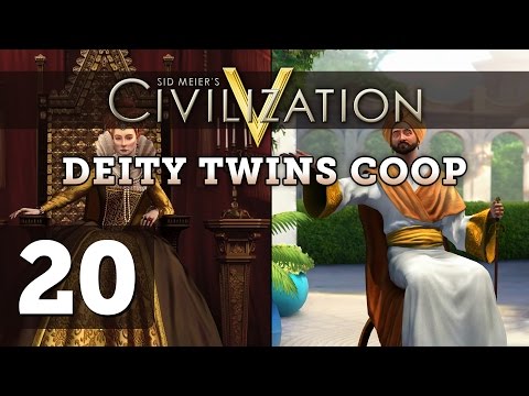 Civilization 5 Deity Twins Co-op - Part 20 (England / Arabia)