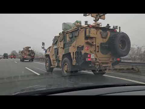 Turkish Army Armoured vehicles underway in Germany @ exercise Steadfast Dart 2026.