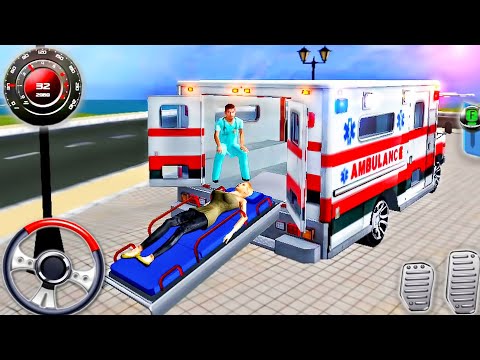 911 Real Police Ambulance Rescue Driving - ambulance simulator 2021 android  - Android Gameplay