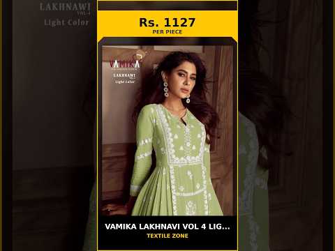 Vamika Lakhnavi Vol 4 Light Color – product video thumbnail