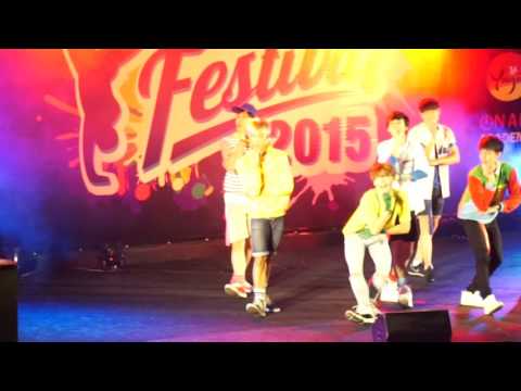 [FANCAM] 151009 P'GAME  - GET7 cover GOT7  @ K-POP FESTIVAL 2015