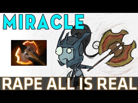 MIracle Phantom Assassin with Battle Fury ft IO - Rape All is REAL - Dota 2 7.07