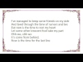 Jimmy Buffett - The Last Line Lyrics
