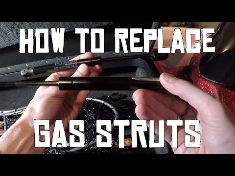 How to Replace Rod Box Gas Struts and Springs / Lift Assist Cylinders