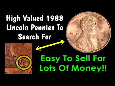 1988 Lincoln Pennies Worth Money - Here's What Collectors Are Paying A Fortune For!