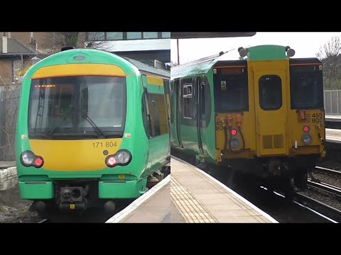 Southern Class 171 Turbostar & Class 455 Ride: London Bridge to Purley - 14/04/16