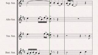 El Condor pasa - Peruvian Folk Song - Saxophone Quartet