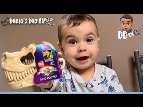 FACTS ABOUT THE SPINOSAURUS !! DYNAFORCE DINO POCKET TO REVEAL !! Part 1 - DARIO'S DAY TV.