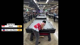 Albert James Manas vs Edward - Race to 9