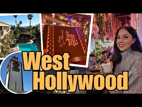 WEST HOLLYWOOD | Date Night | Tiki Speakeasy | Sunset Strip | Farmers Market | The Grove | LA 2024