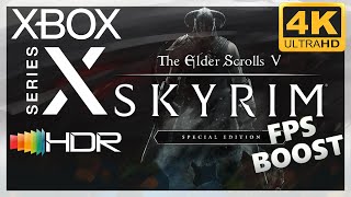 [4K/HDR] Skyrim : Special Edition / Xbox Series X Gameplay / FPS Boost 60fps !