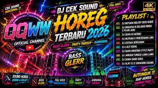 Download lagu 🔥 DJ CEK SOUND HOREG TERBARU 2026 | DJ MUTIARA x DIRANTAI DIGELANGI RINDU | BASS GLERR PARTY PARGOY mp3