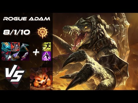 Rogue Adam TOP Renekton vs Gnar - EU Challenger Patch 25.21