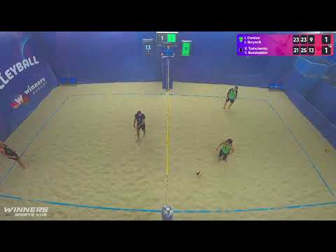 09:20 I. Datsiuk / I. Skrynnik - V. Tyshchenko / Y. Bohdashkin 25.01.2023 | Winners Beach Volleyball