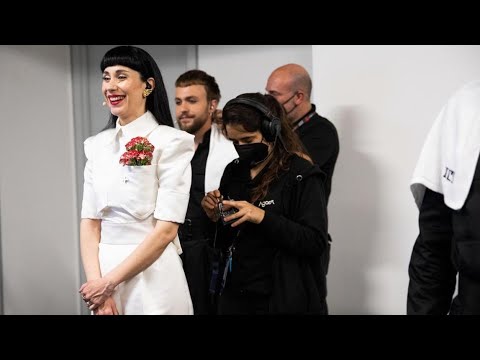 Konstrakta dancing to WRS - Llámame / Romania (Eurovision 2022 Turin)