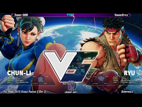 #PAX2015 #SFV Tournament 3.1 SF - Tommy ODB (CHN) vs YabukiStyle (RYU)