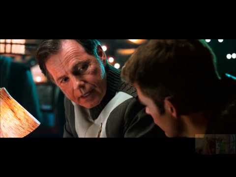 Star Trek Into Darkness - Admiral Pike and Kirk's Chat at Bar