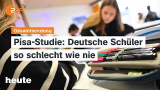 heute 19:00 Uhr vom 08.09.2026 Pisa-Studie, Stimmung in Sachsen-Anhalt