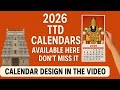 2026 TTD Tirumala Tirupati Calendar Full Details