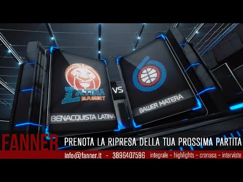 Serie A2 Silver - 29^ - Benacquista Latina VS Bawer Matera - Fanner Basket