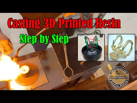 3D Print Resin Casting for Jewelry How to Video Step by Step B9Creation Emerald Resin Vacuum Cast