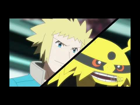 Ash Vs Volkner official English dubbed battle Pokemon master journeys episode 29 pikachu z move