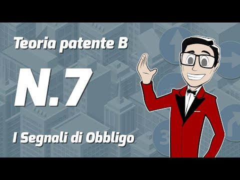 Teoria patente B | Lezione#7 - I Segnali di Obbligo | Mario Racconta