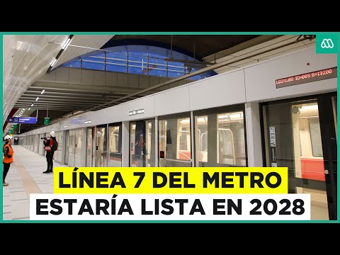 Línea 7 del Metro de Santiago estará lista en 2028: Unirá Cerro Navia y Vitacura