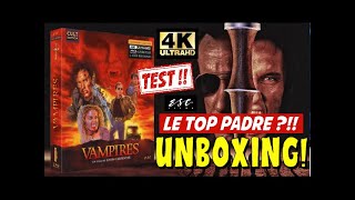 VAMPIRES ★ LE TOP PADRE !! UNBOXING &amp; TEST COLLECTOR CULT ÉDITION ESC 4K UHD/BLU-RAY JOHN CARPENTER