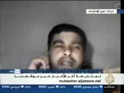 مقابلة تلفزيونية مع النقيب قيس القطاعنة الناطق باسم المجلس العسكري في درعا