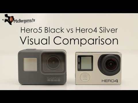 Hero5 Black VS Hero4 Silver - Visual Comparison - GoPro Tip #558 | MicBergsma