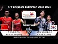 🔴LIVE SCORE | ZHENG Si Wei HUANG /Ya Qiong vs SEO Seung Jae /CHAE Yu Jung | Singapore  Open 2024