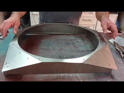 Fabricating steel fan shroud Pt. 2